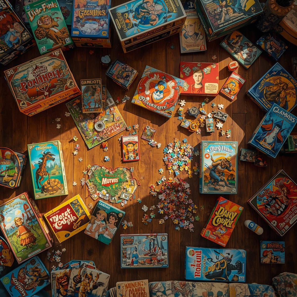 Spēles, puzles, grāmatas